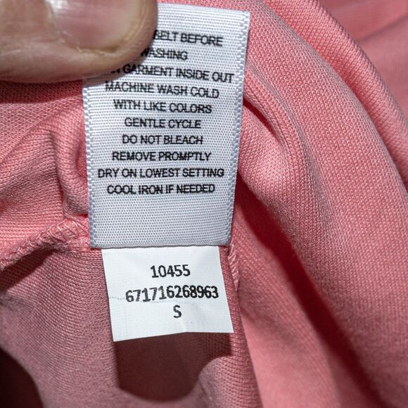 AYR Women's Yowza Wrap Dress in Pink knee lenght Size Small - Picture 8 of 10